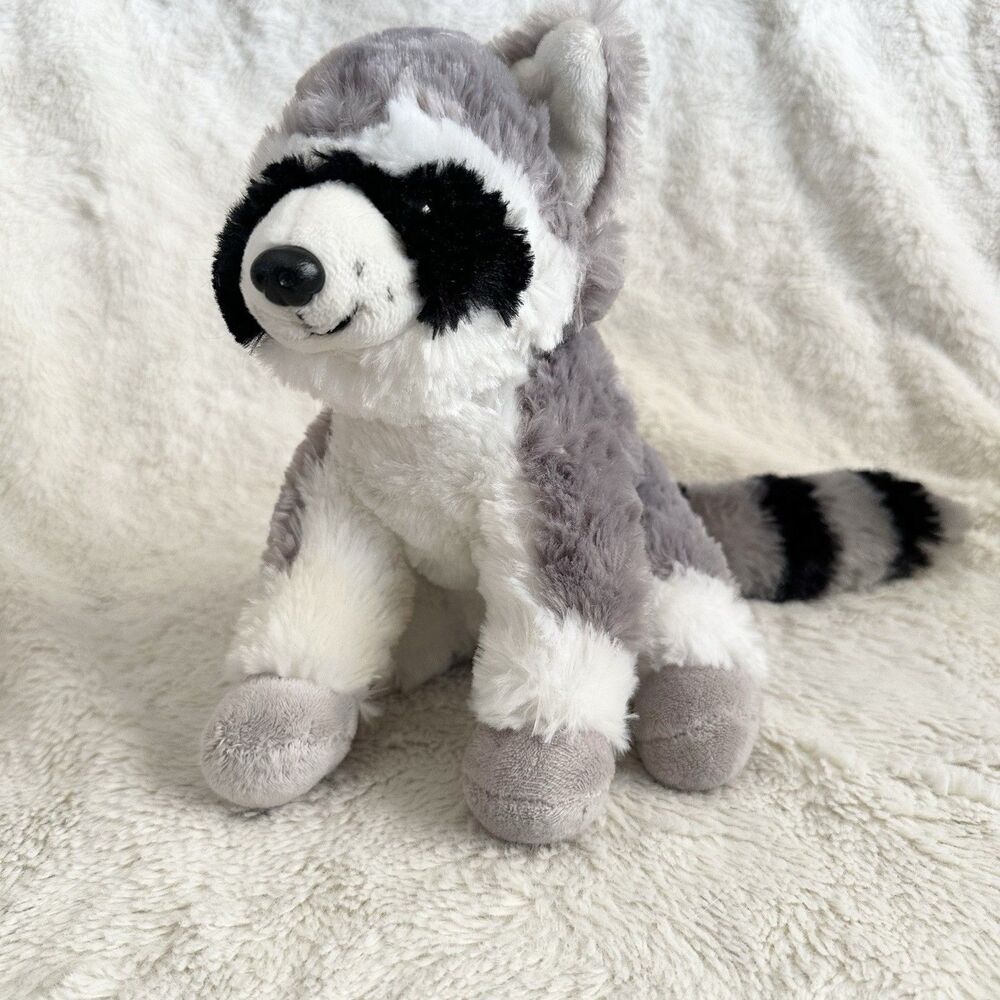 Wildlife Artists Raccoon Plush Toy 8” Realistic Woodland Forest Stuffed Toy